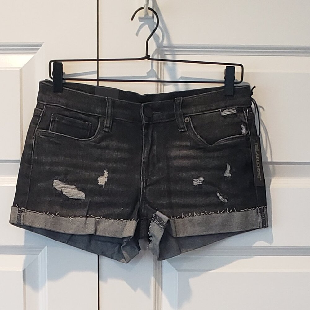 NWT: Blank NYC The Fulton Roll Up Denim Shorts Size 26, 27, 29 - Picture 4 of 6